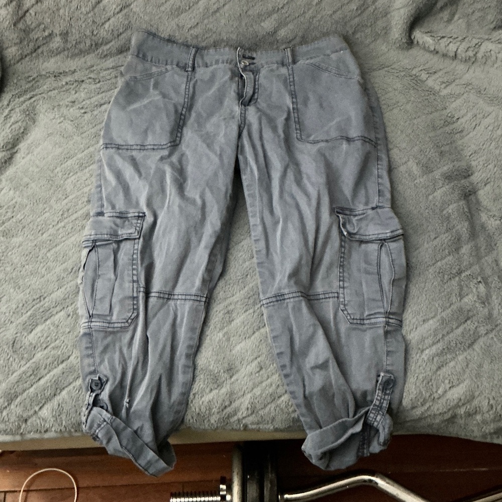 Gray Cargo Pants